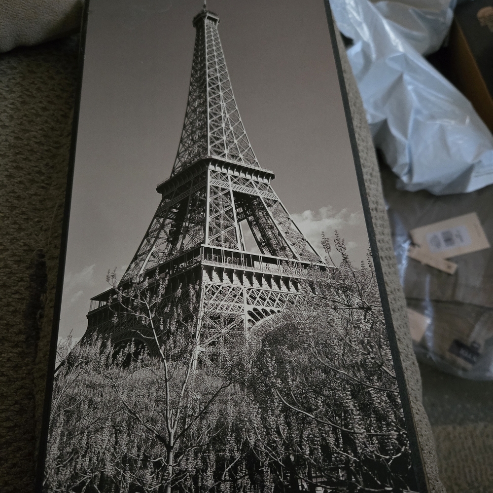 Monochrome Eiffel Tower Wall Art